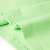 Maglietta per Bambini Verde Neon 116