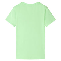 Maglietta per Bambini Verde Neon 128 12452