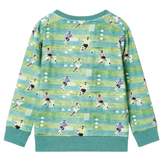 Felpa da Bambino Verde Chiaro MÃ©lange 116cod mxl 110759