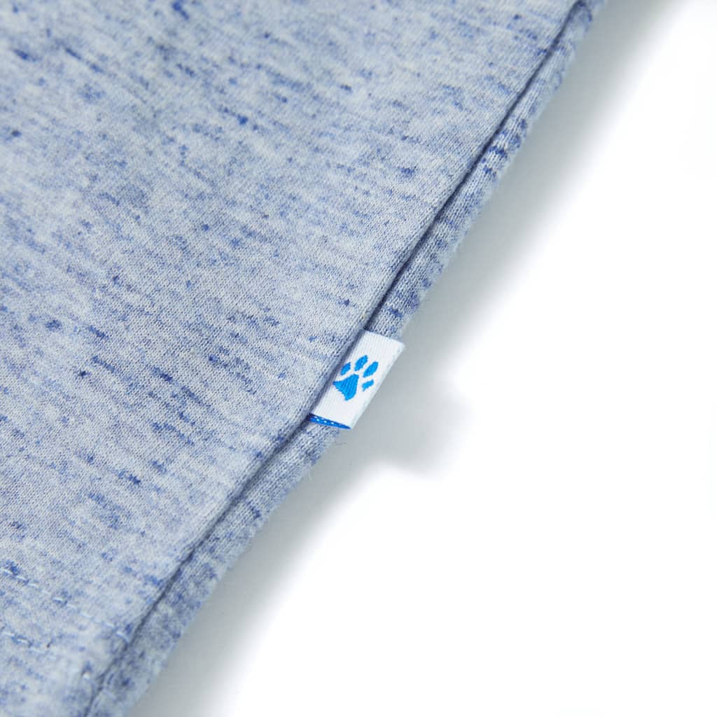 Canotta da Bambino Blu Mélange 140 12498