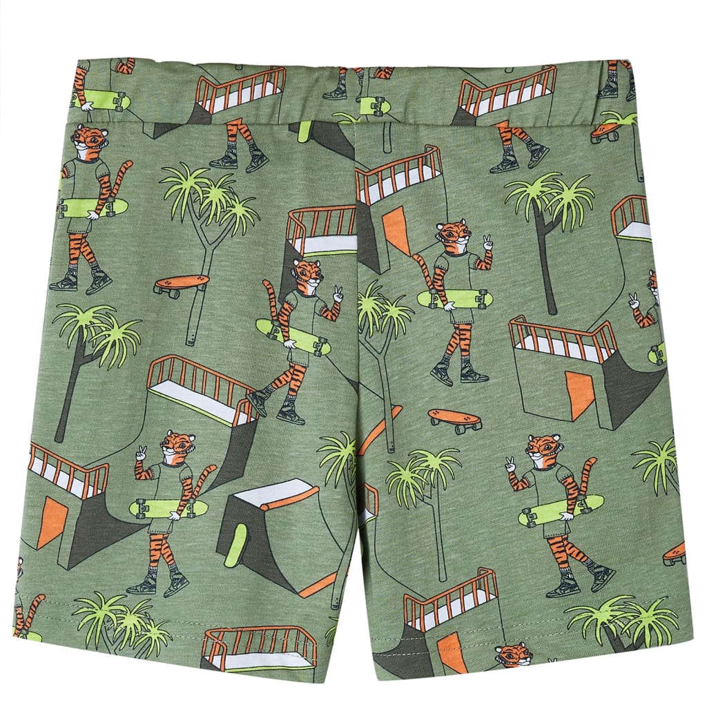 Pigiama Bambino Maniche Corte Cachi Chiaro 92 12509