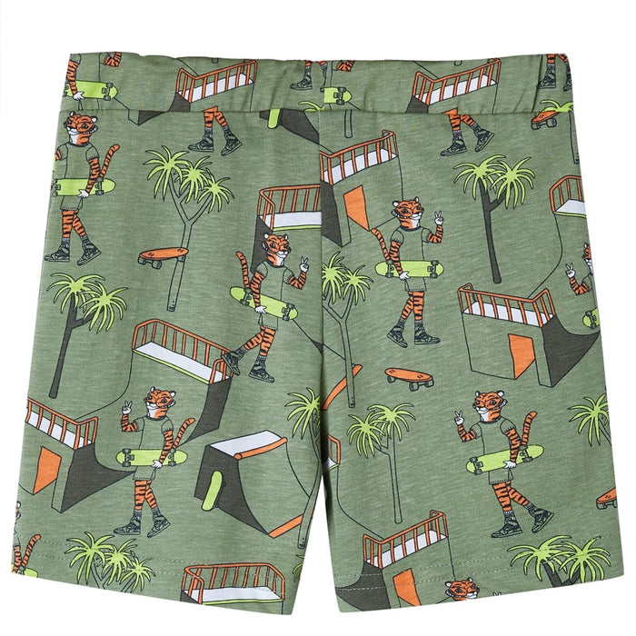 Pigiama Bambino Maniche Corte Cachi Chiaro 92 12509