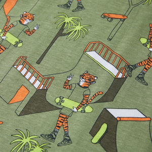 Pigiama Bambino Maniche Corte Cachi Chiaro 92 12509