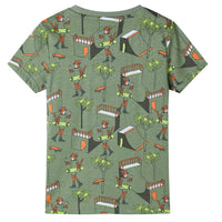 Pigiama Bambino Maniche Corte Cachi Chiaro 104cod mxl 85486