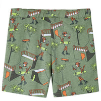 Pigiama Bambino Maniche Corte Cachi Chiaro 116 12511