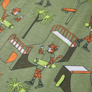 Pigiama Bambino Maniche Corte Cachi Chiaro 116 12511