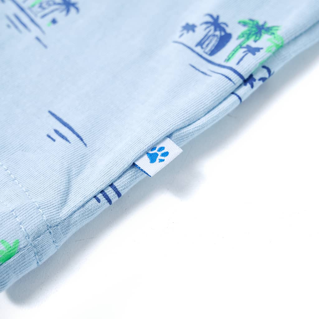 Maglietta da Bambino Azzurra 116 12551