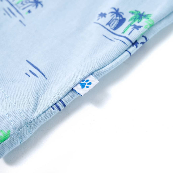 Maglietta da Bambino Azzurra 128 12552