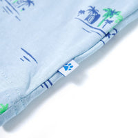 Maglietta da Bambino Azzurra 140 12553