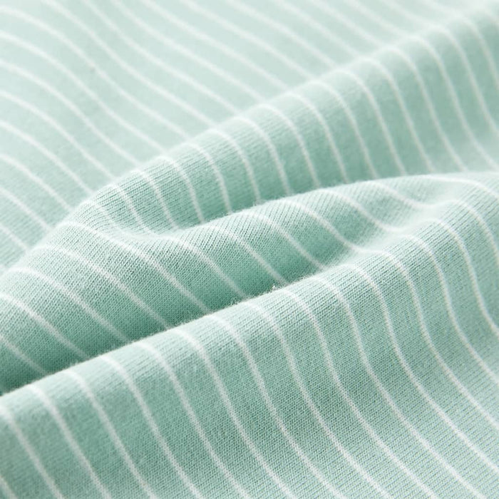 Maglietta da Bambino con Strisce Menta Chiaro 128 12572