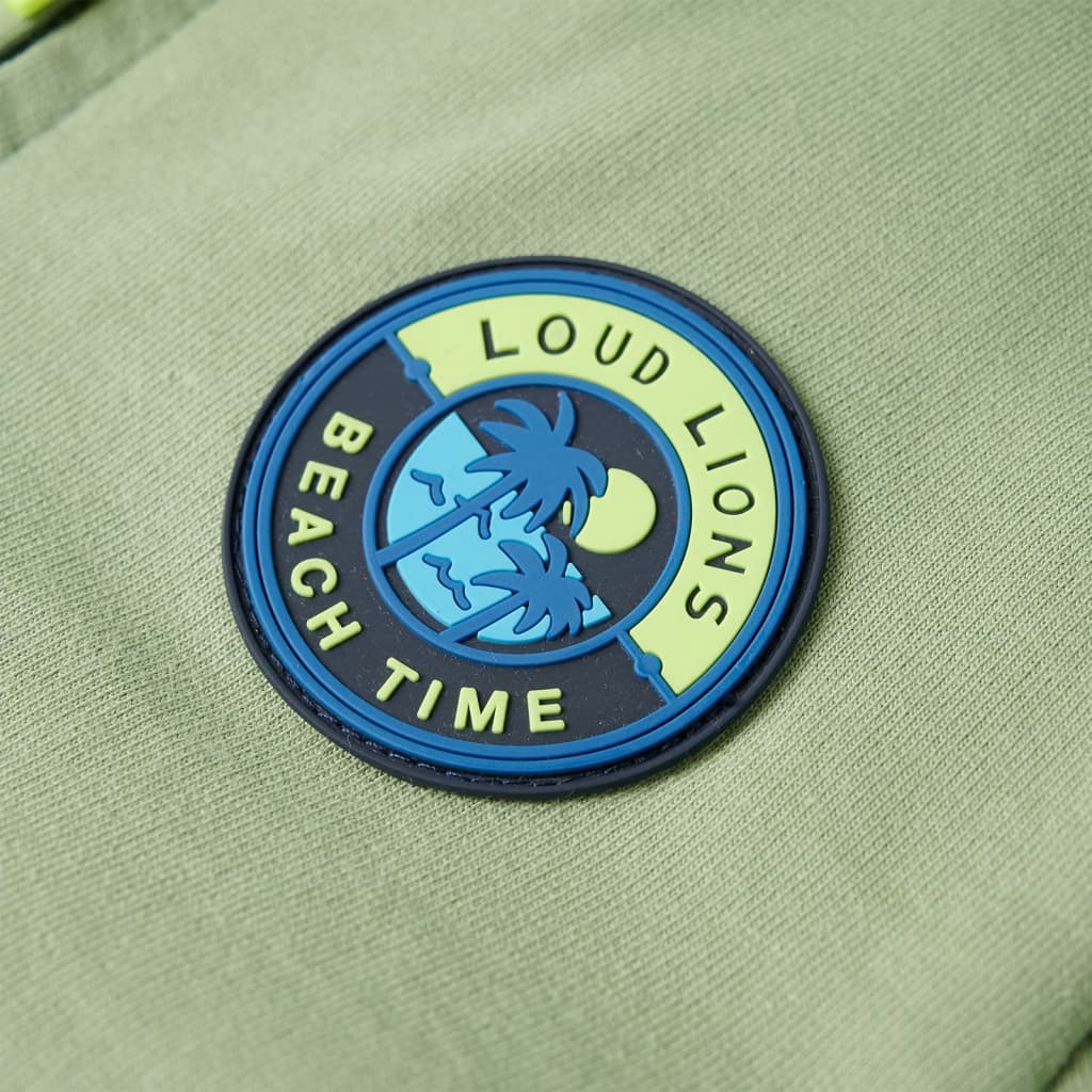 Felpa con Cappuccio e Cerniera per Bambini Cachi Chiaro 128 12587