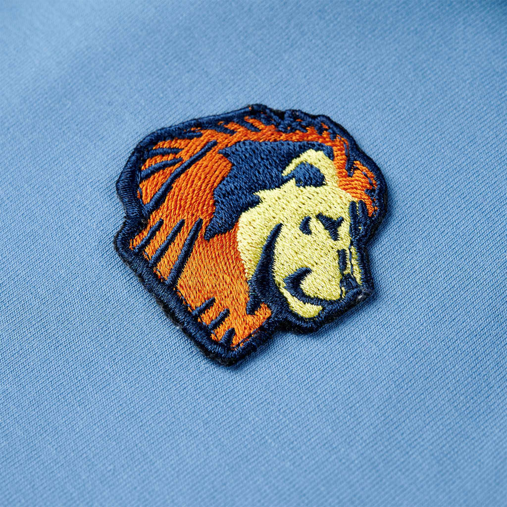 Felpa con Cappuccio per Bambini Blu e Giallo Tenue 116 12596