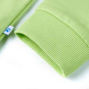 Felpa con Cappuccio per Bambini Blu e Giallo Tenue 116