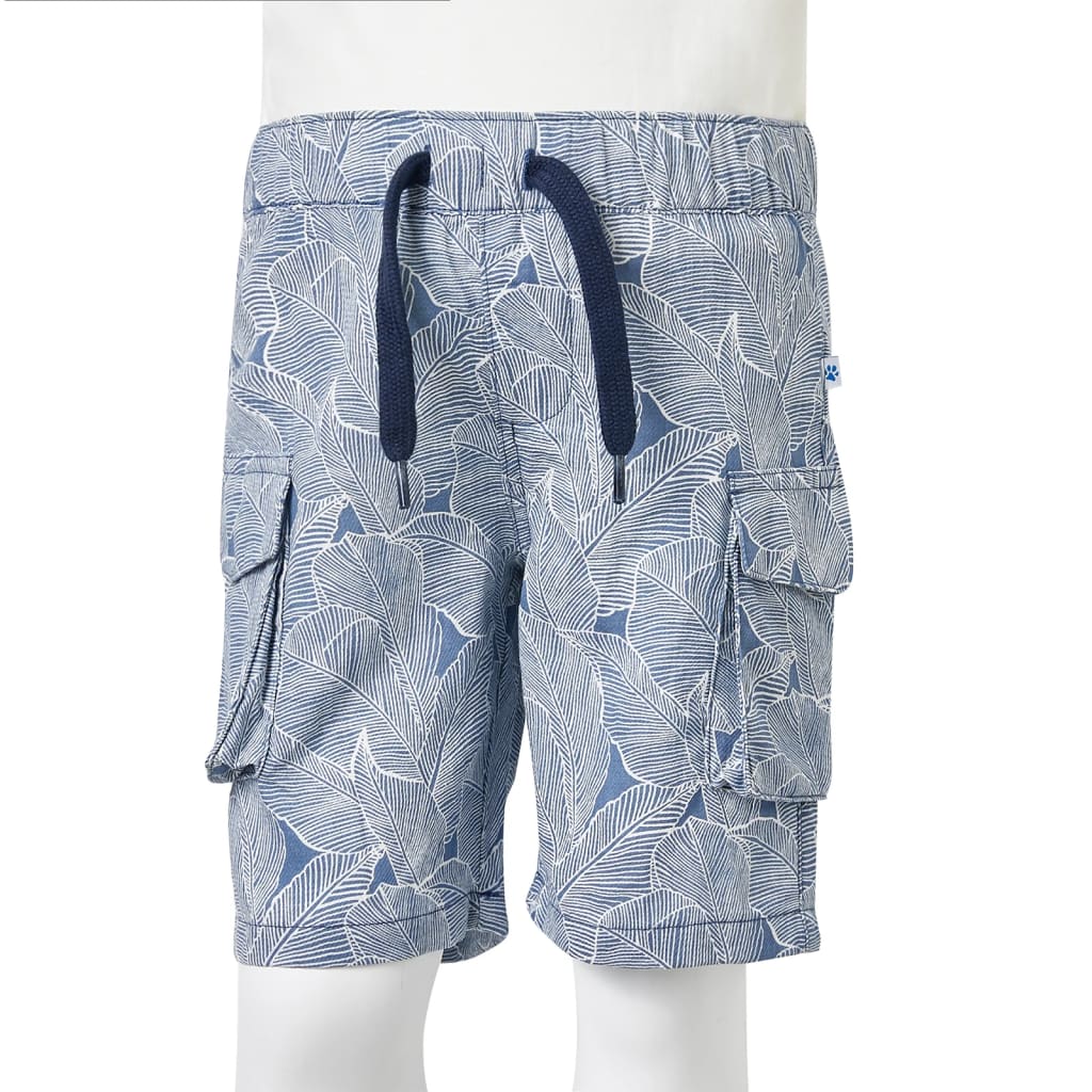 Pantaloncini per Bambini con Coulisse Blu Scuro 116 12601