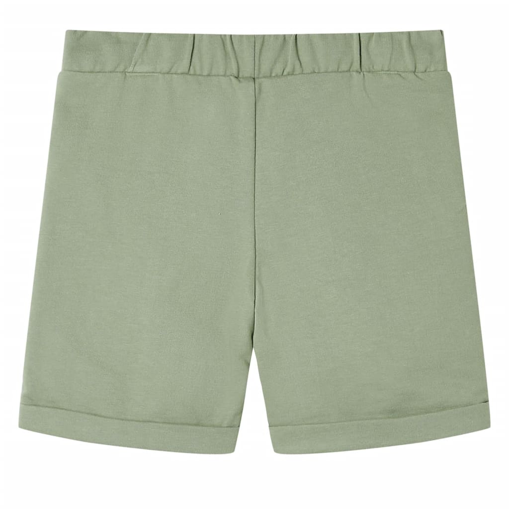 Pantaloncini per Bambini con Coulisse Cachi Chiaro 104