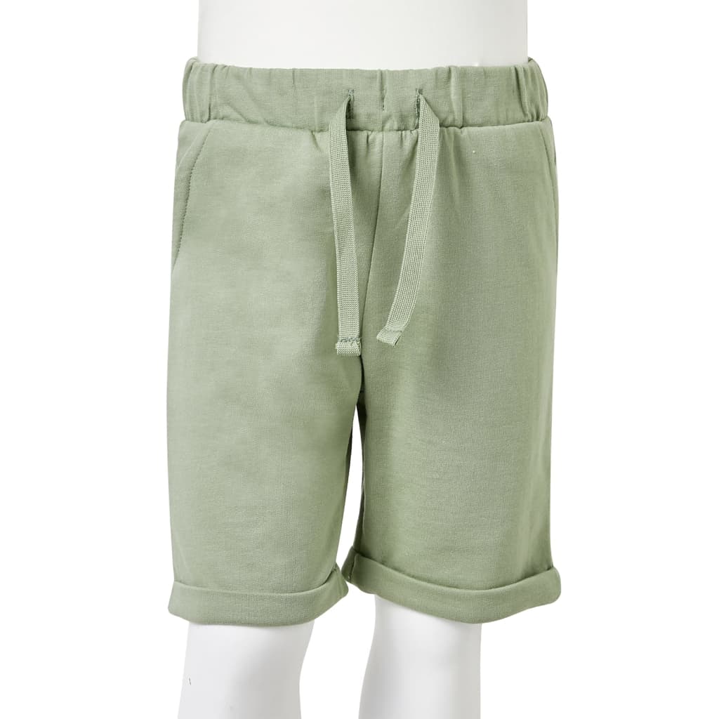 Pantaloncini per Bambini con Coulisse Cachi Chiaro 128 12607