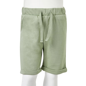 Pantaloncini per Bambini con Coulisse Cachi Chiaro 128 12607