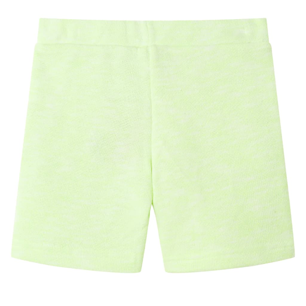 Pantaloncini per Bambini con Coulisse Giallo Neon 92 12614