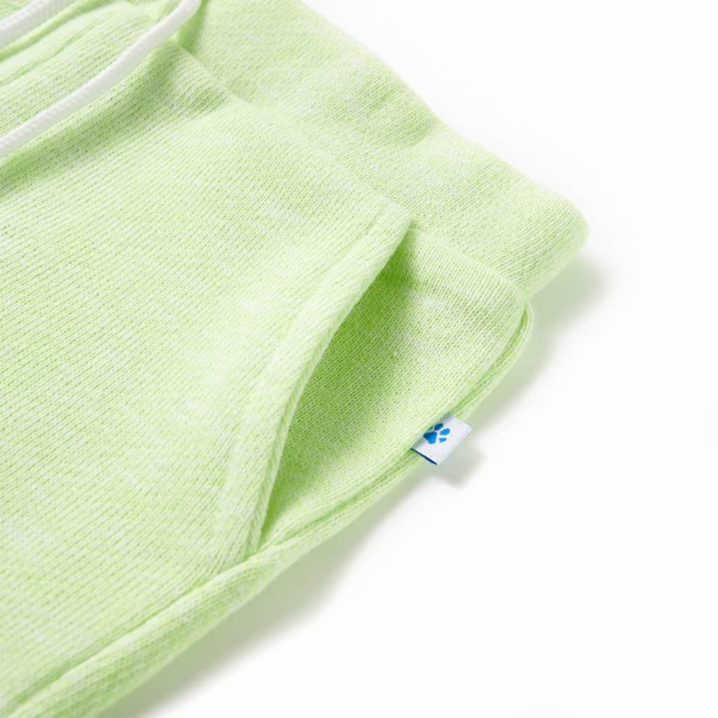 Pantaloncini per Bambini con Coulisse Giallo Neon 104 12615