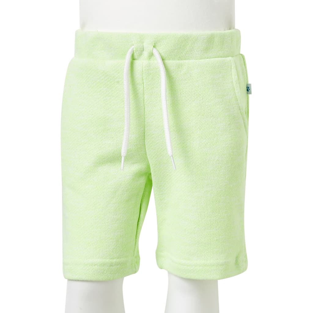 Pantaloncini per Bambini con Coulisse Giallo Neon 116 12616