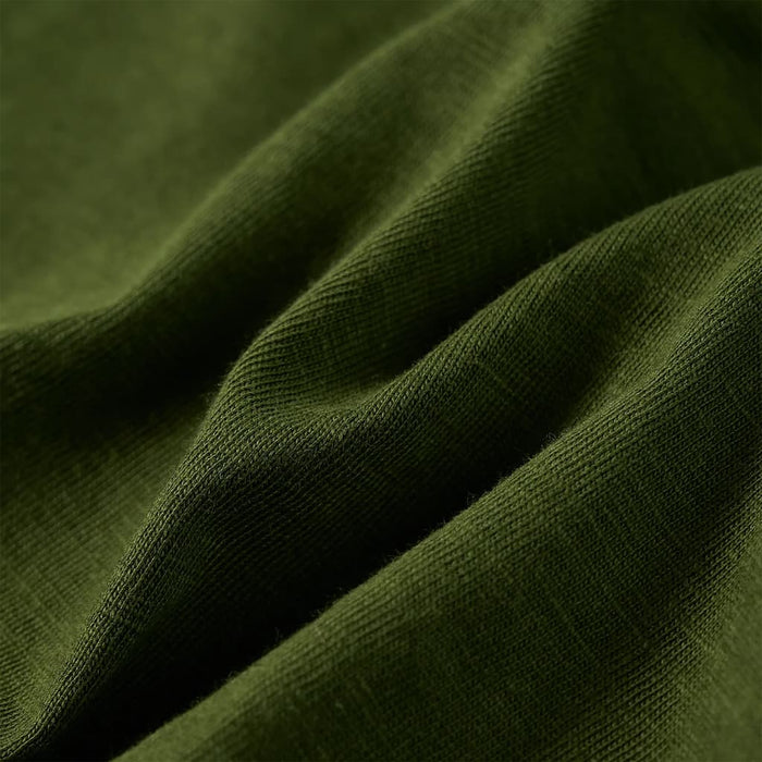 Maglietta per Bambini Maniche Lunghe Cachi Scuro 116 12636