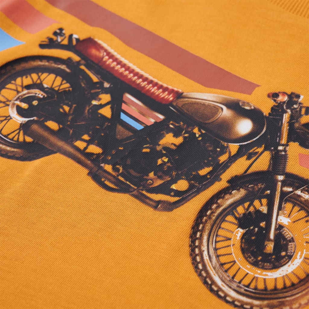 Maglietta da Bambina a Maniche Lunghe Ocra 116 12641