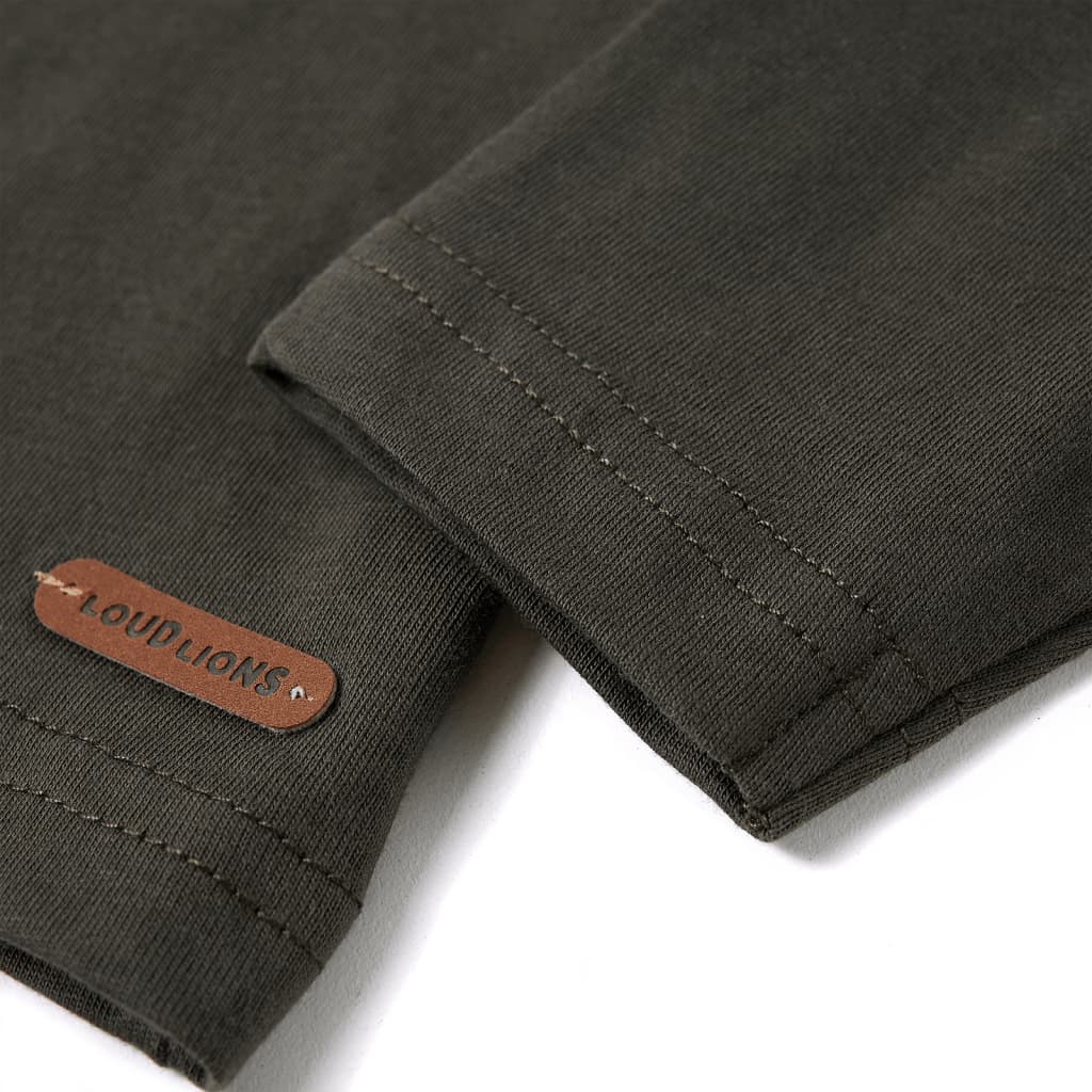 Maglietta per Bambini Maniche Lunghe Cachi 116 12656