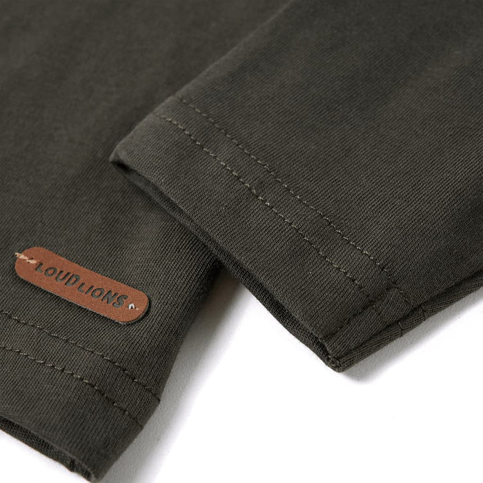 Maglietta per Bambini Maniche Lunghe Cachi 116 12656