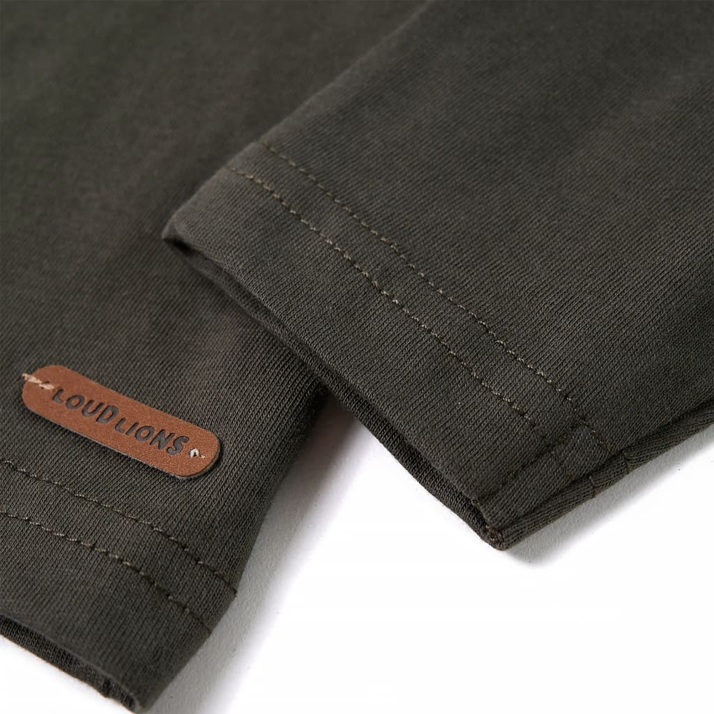 Maglietta per Bambini Maniche Lunghe Cachi 128 12657