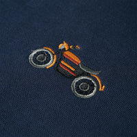 Felpa per Bambini Blu Marino Mélange 92 12659