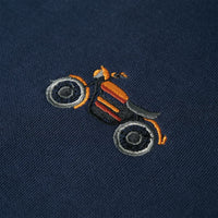 Felpa per Bambini Blu Marino Mélange 104 12660