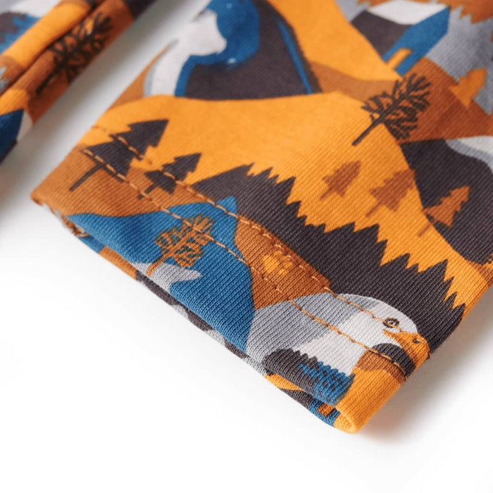 Pigiama per Bambini Maniche Lunghe Cognac 116 12691