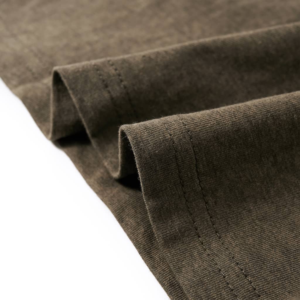 Maglietta per Bambini Maniche Lunghe Cachi Mélange 92 12709