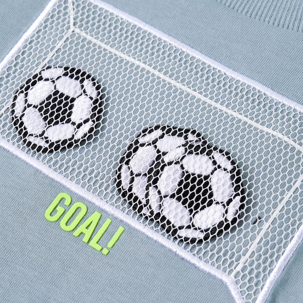 Maglietta da Bambino a Maniche Lunghe Azzurra 92 12714