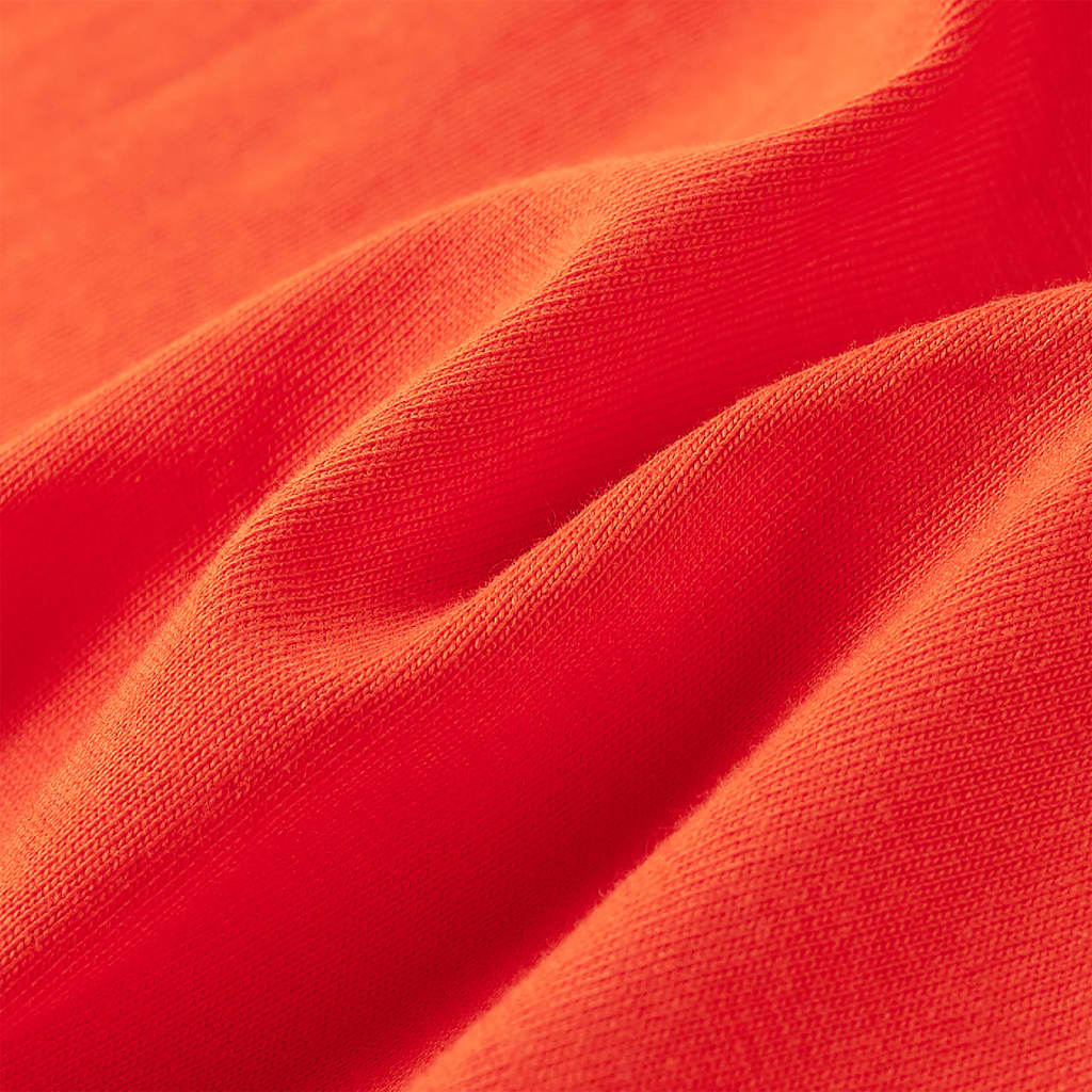 Maglietta Bambino Maniche Lunghe Arancione Brillante 92 12719