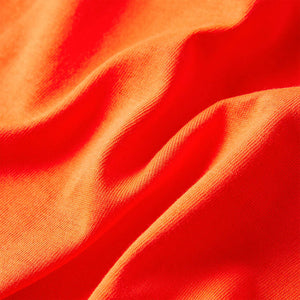 Maglietta Bambino Maniche Lunghe Arancione Brillante 104 12725