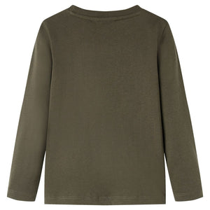 Maglietta da Bambino Maniche Lunghe Cachi 92 12734