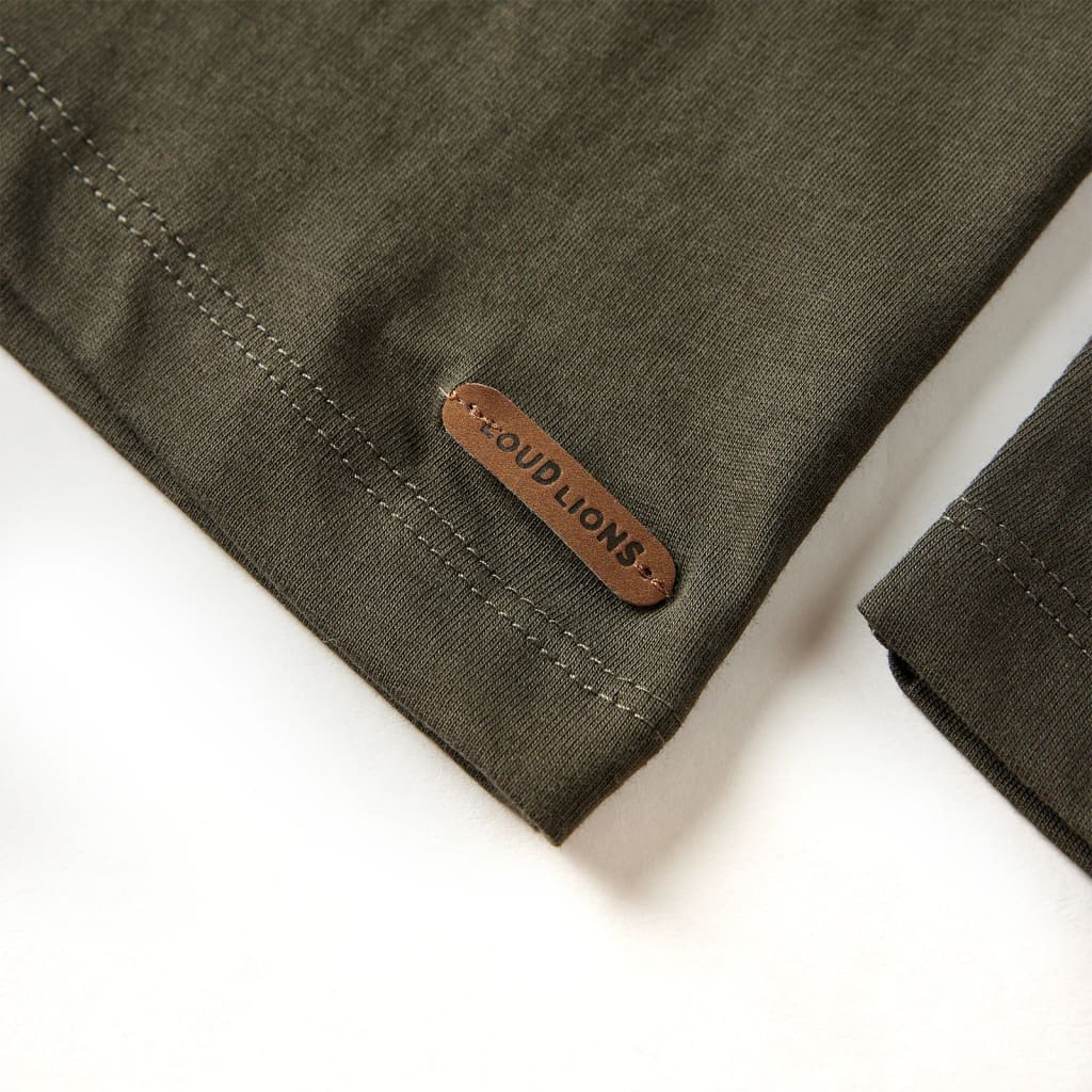 Maglietta da Bambino Maniche Lunghe Cachi 92 12734