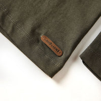 Maglietta da Bambino Maniche Lunghe Cachi 92 12734