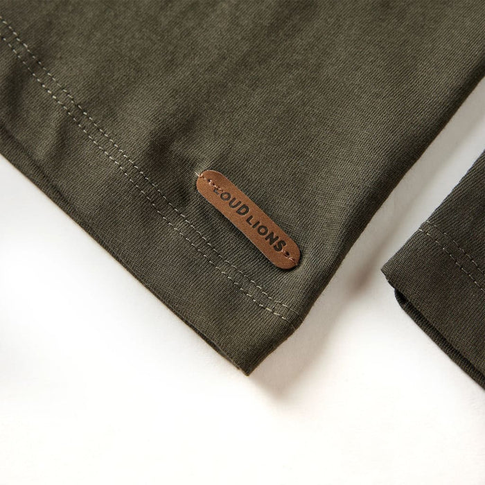 Maglietta da Bambino Maniche Lunghe Cachi 104