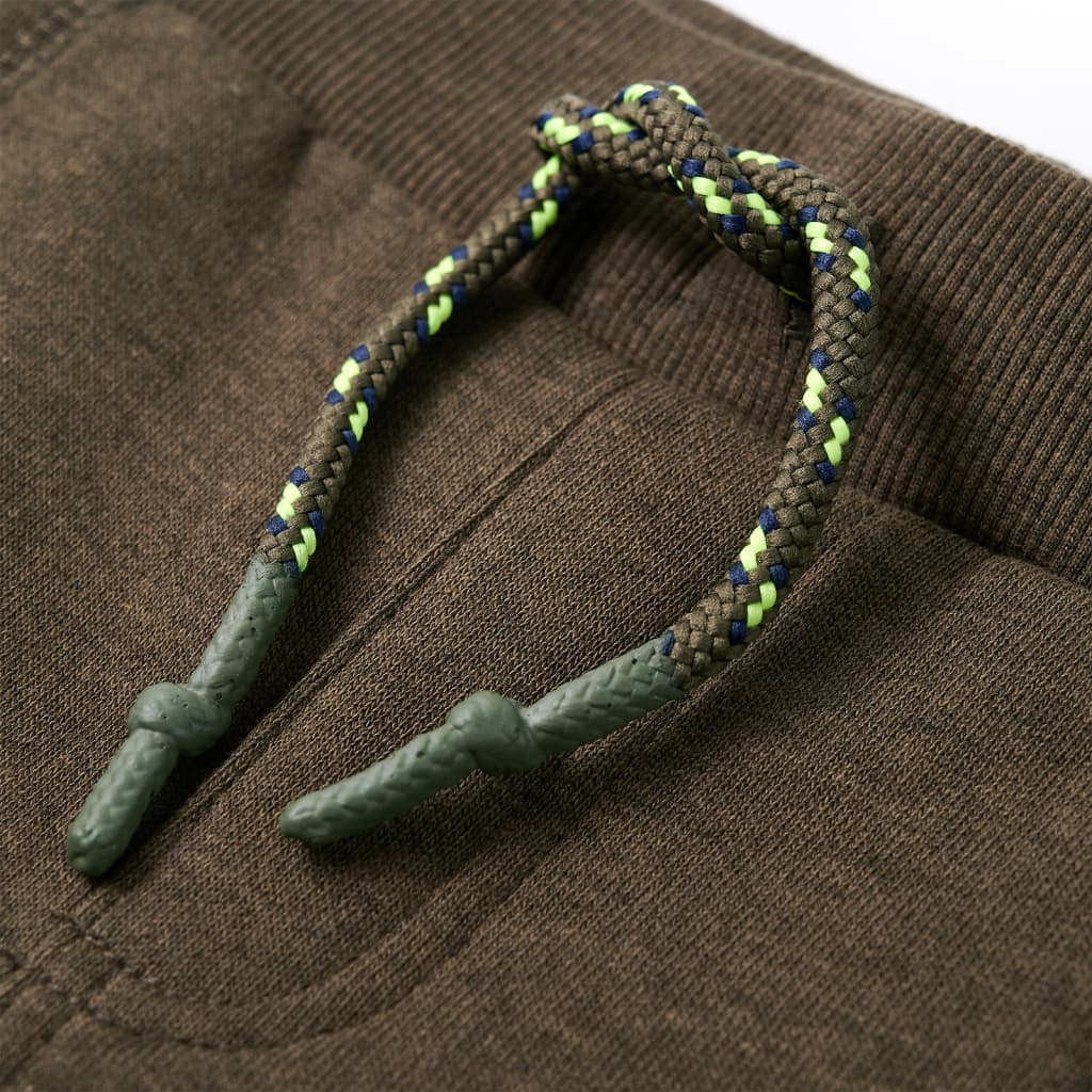 Pantaloni Tuta per Bambini Cachi Mélange 92 12744