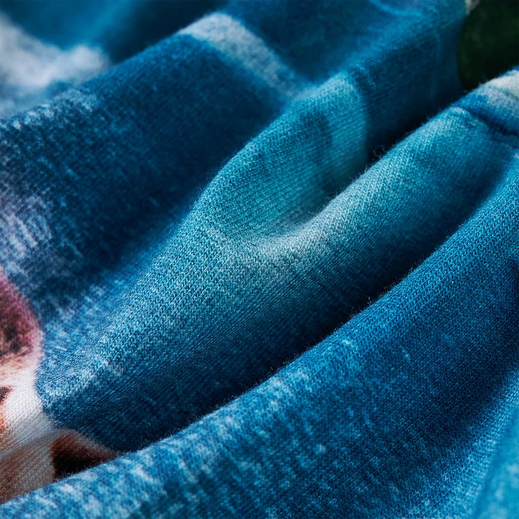 Maglietta Bambini Maniche Lunghe Blu Marino 92 12749