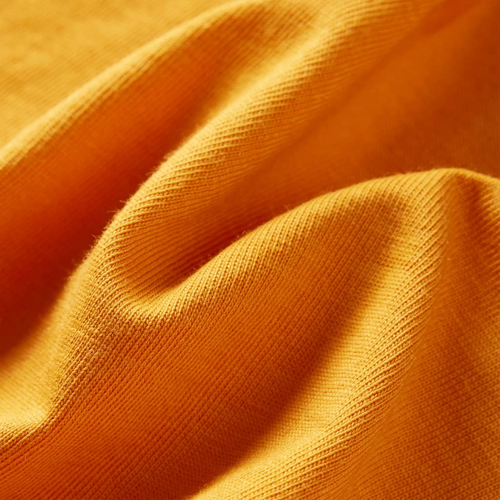 Maglietta da Bambina a Maniche Lunghe Ocra 104 12755