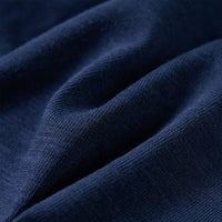 Maglietta da Bambino Maniche Lunghe Blu Marino Mélange 92 12764