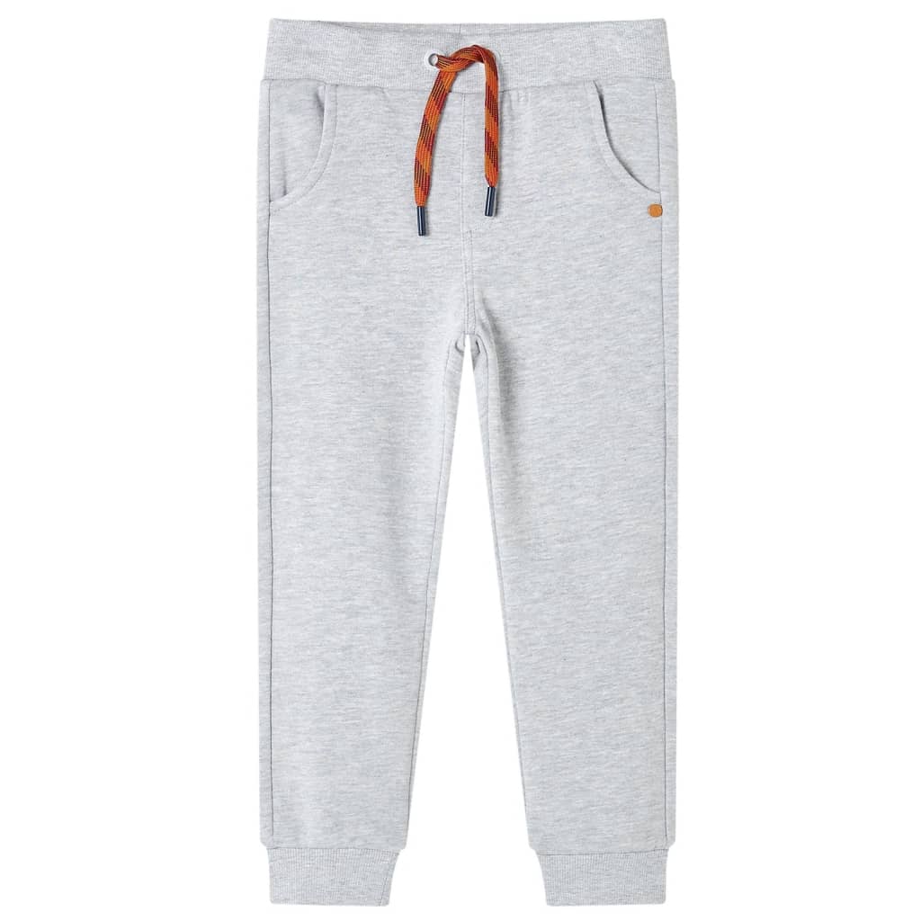Pantaloni Tuta per Bambini Grigio MÃ©lange 104cod mxl 109889