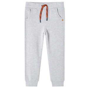 Pantaloni Tuta per Bambini Grigio MÃ©lange 104cod mxl 109889