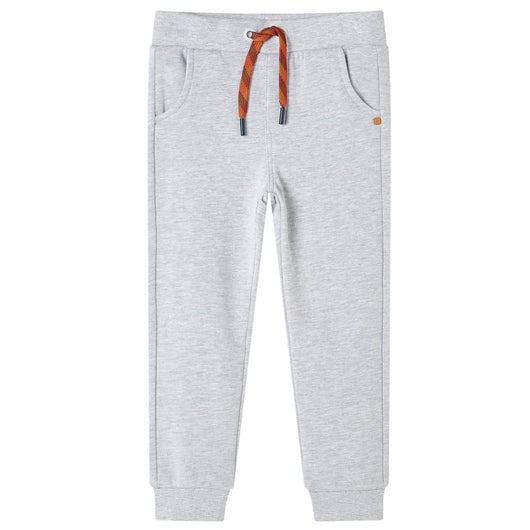 Pantaloni Tuta per Bambini Grigio MÃ©lange 104cod mxl 109889
