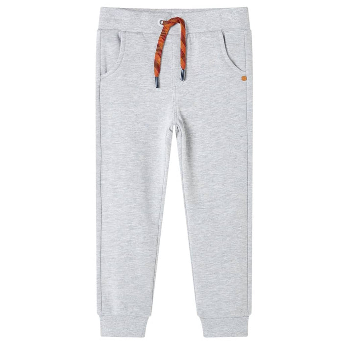 Pantaloni Tuta per Bambini Grigio MÃ©lange 104cod mxl 109889