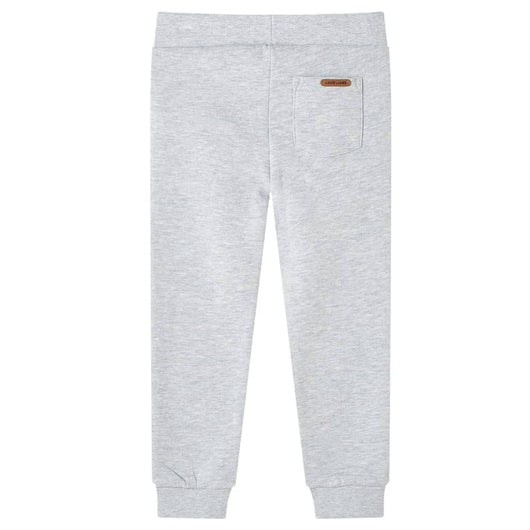 Pantaloni Tuta per Bambini Grigio MÃ©lange 104cod mxl 109889