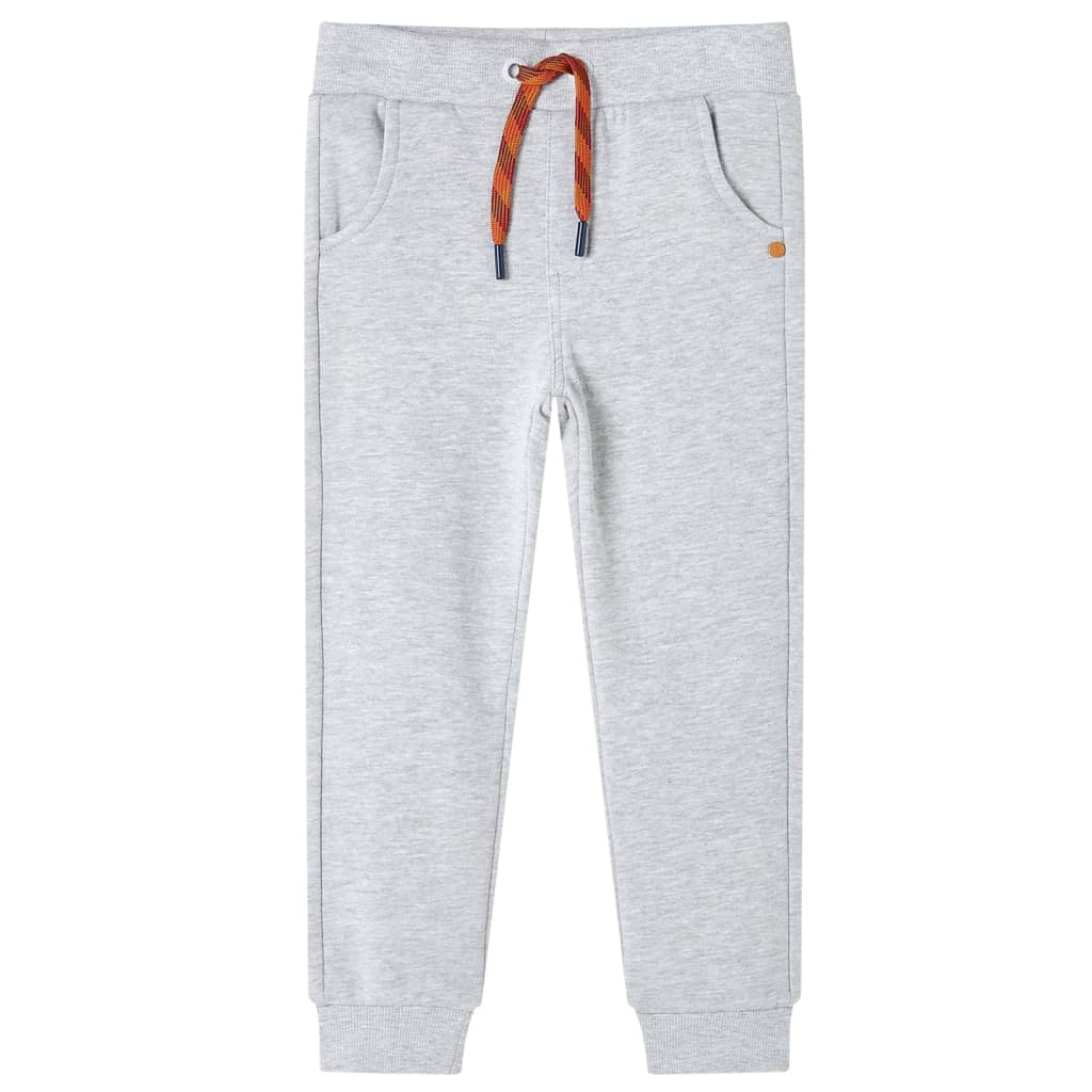 Pantaloni Tuta per Bambini Grigio MÃ©lange 128cod mxl 109890